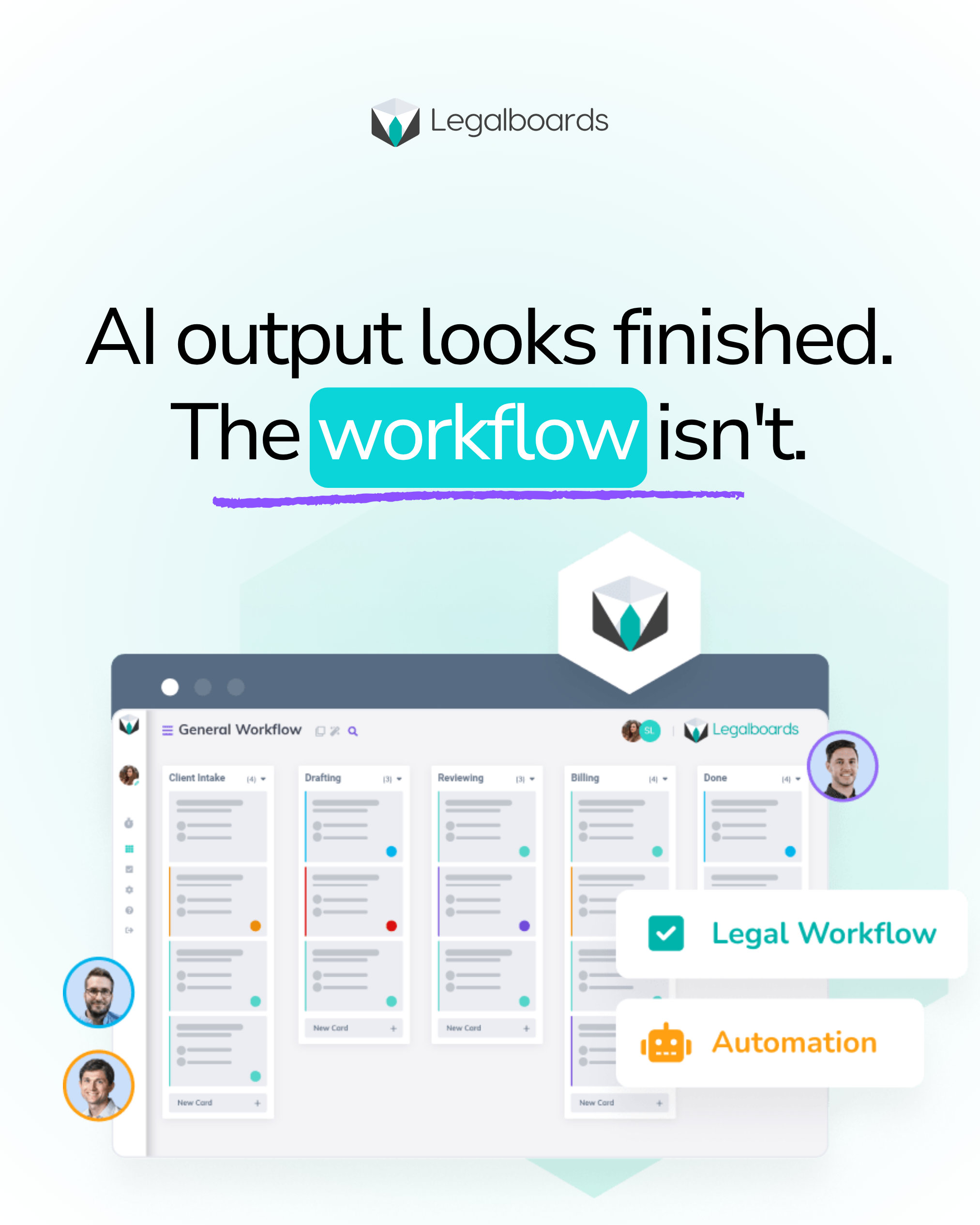 AI output looks finished. The workflow isn't.